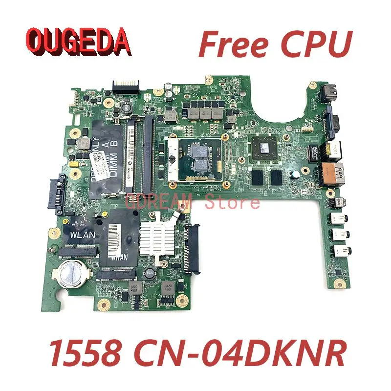 

OUGEDA DA0FM9MB8D1 PP39L CN-04DKNR 04DKNR Main Board For Dell Studio 1558 Laptop Motherboard HM55 DDR3 Free CPU Full tested