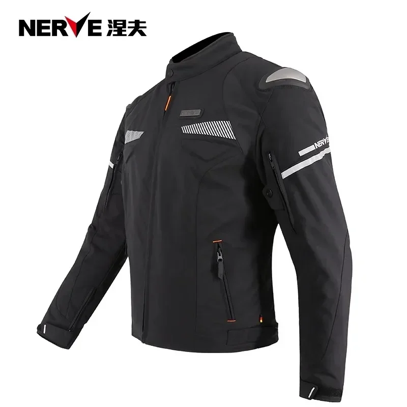 NERVE Motorcycle Jacket Men's Winter Motorcycle Racing Jacket Waterproof Warm Wear-resistant Motorcycle The Four Seasons Clothes