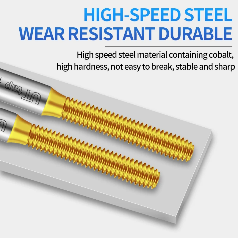 UT TAP 1 قطعة HSSE تشكيل طلاء النانو البريطاني/لفة الحنفية BSW 1/8 5/32 3/16 7/32 1/4 5/16 3/8 1/2 غرامة المسمار صنبور لولبي اليد اليمنى