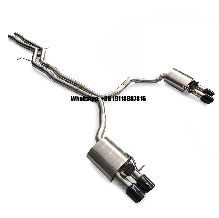 For Mercedes-Benz C300E W206 Tuned Exhaust System High Performance Cat Back Exhaust Pipe Electronic Valve Exhaust Muffler