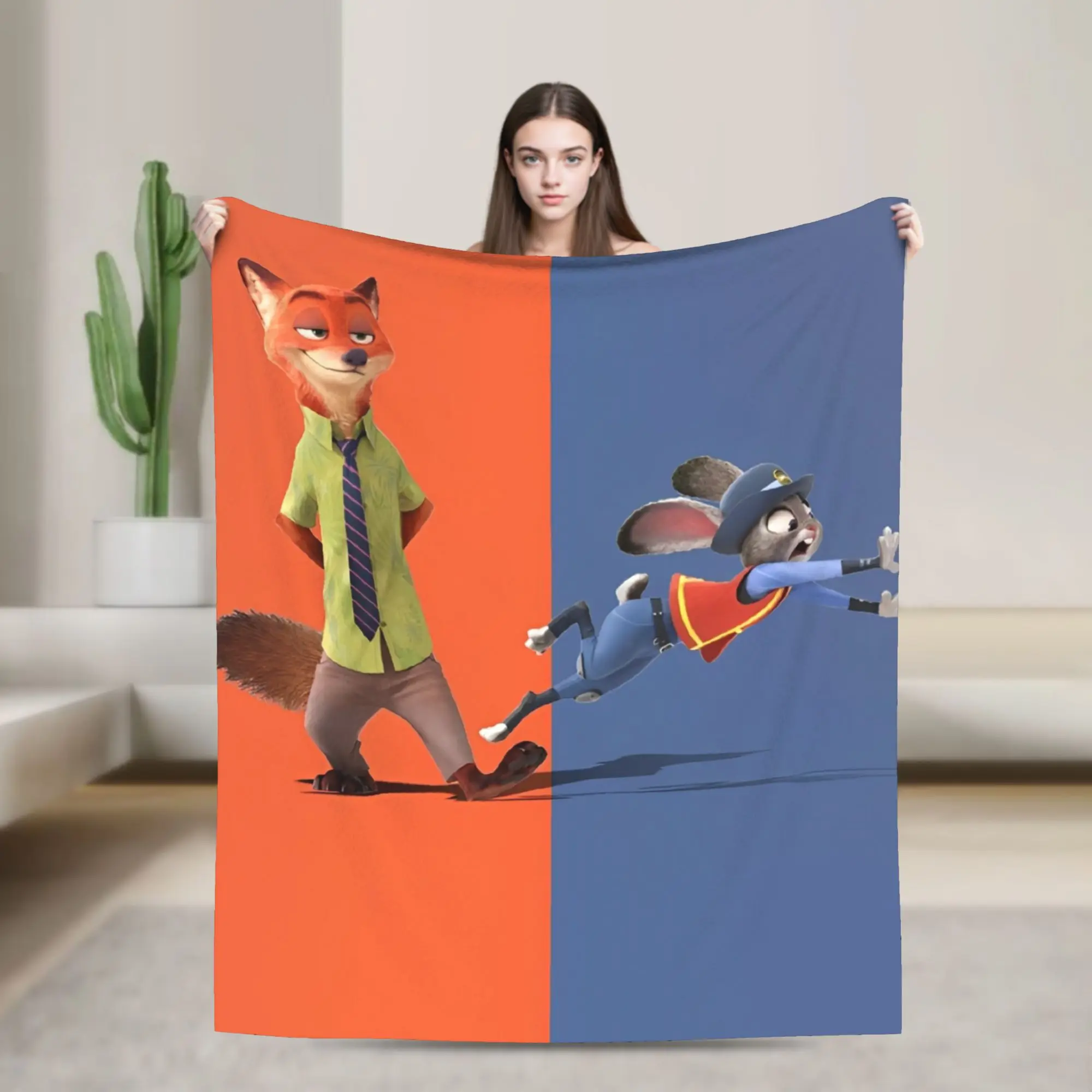 

Одеяло с героями мультфильмов «Зверополис», качественное супермягкое одеяло, осеннее декоративное покрывало с принтом дивана и кровати