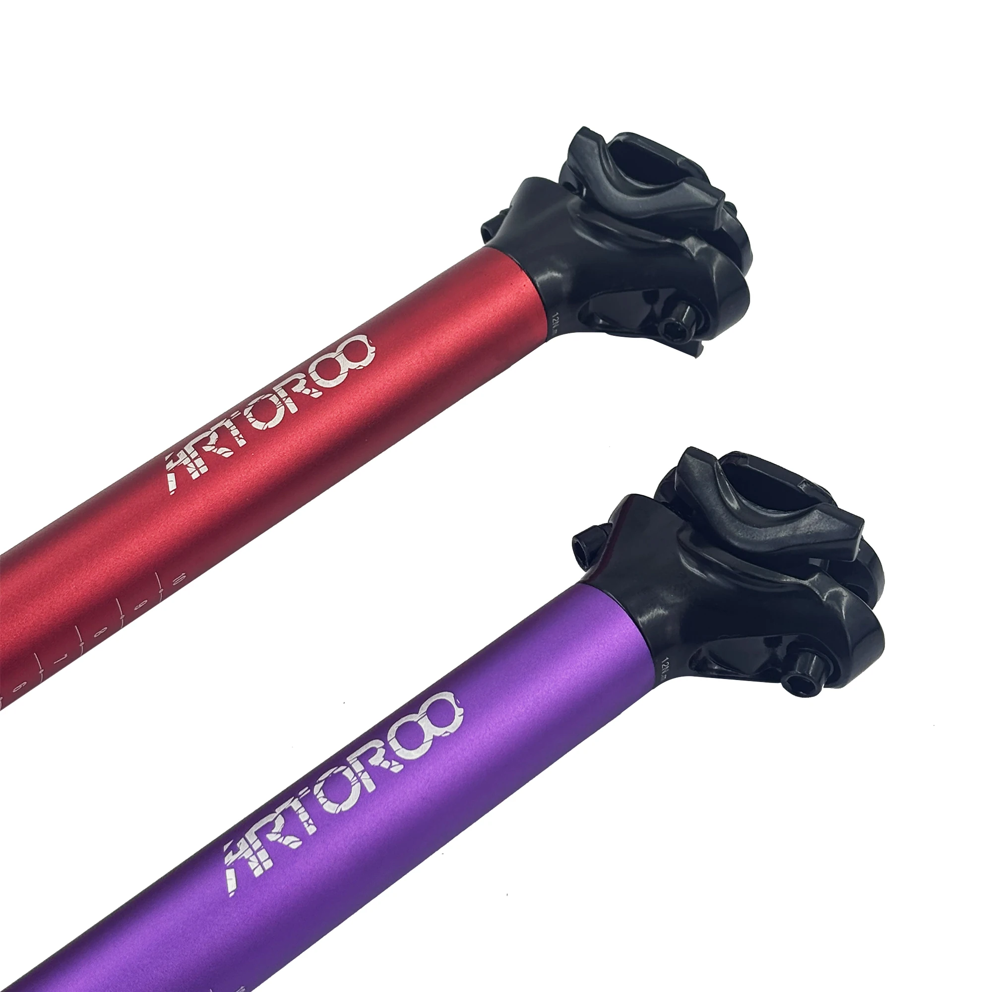 ARTOROO Mountain Road Fahrrad Sattelstütze Ultraleichte Aluminium Legierung MTB Fahrrad Sattelstütze Sitzrohr 27,2/31,6mm * 350mm Radfahren Teile – Detail 3