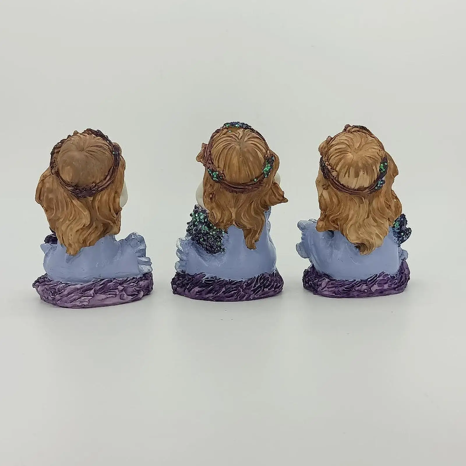 

3 Pieces Garden Fairy Figurines Miniature Statues Collectible Decorative