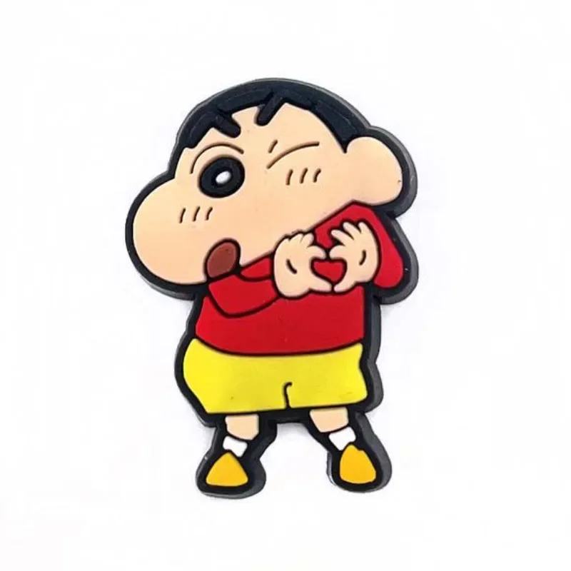 Heißer Crayon Shin-chan Cartoon-Schuhblumen-Dekor, Kawaii Studenten-Paar DIY Schuhschnalle, abnehmbare Anime-Accessoires im Großhandel – Detail 3