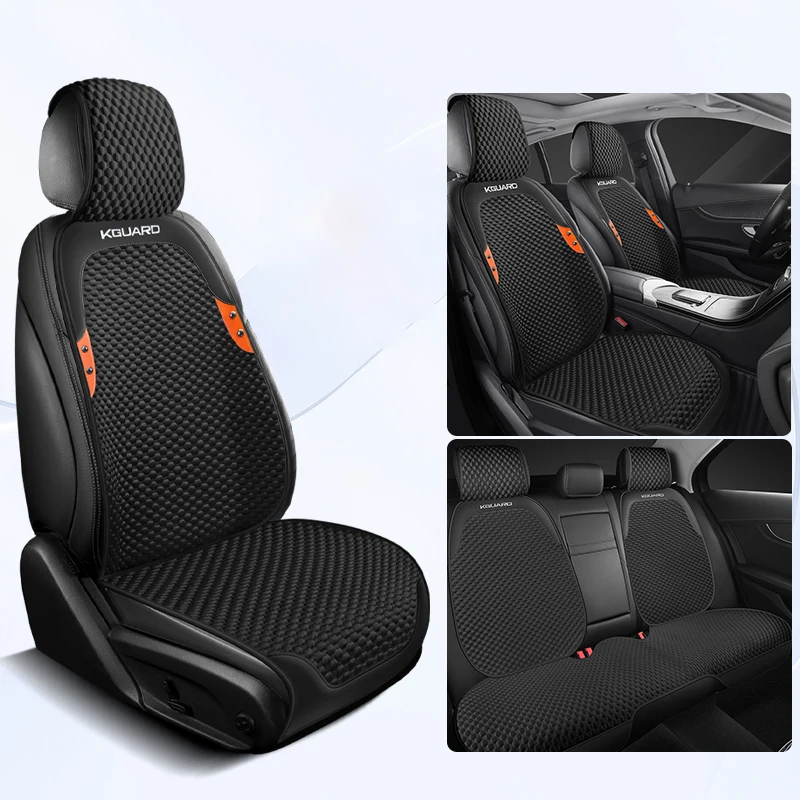 Car Seat Cushion For Nissan X Trail T31 T32 Tiida Kicks Versa Qashqai J11 Ice Silk Breathable Auto Accessories Protector Pads