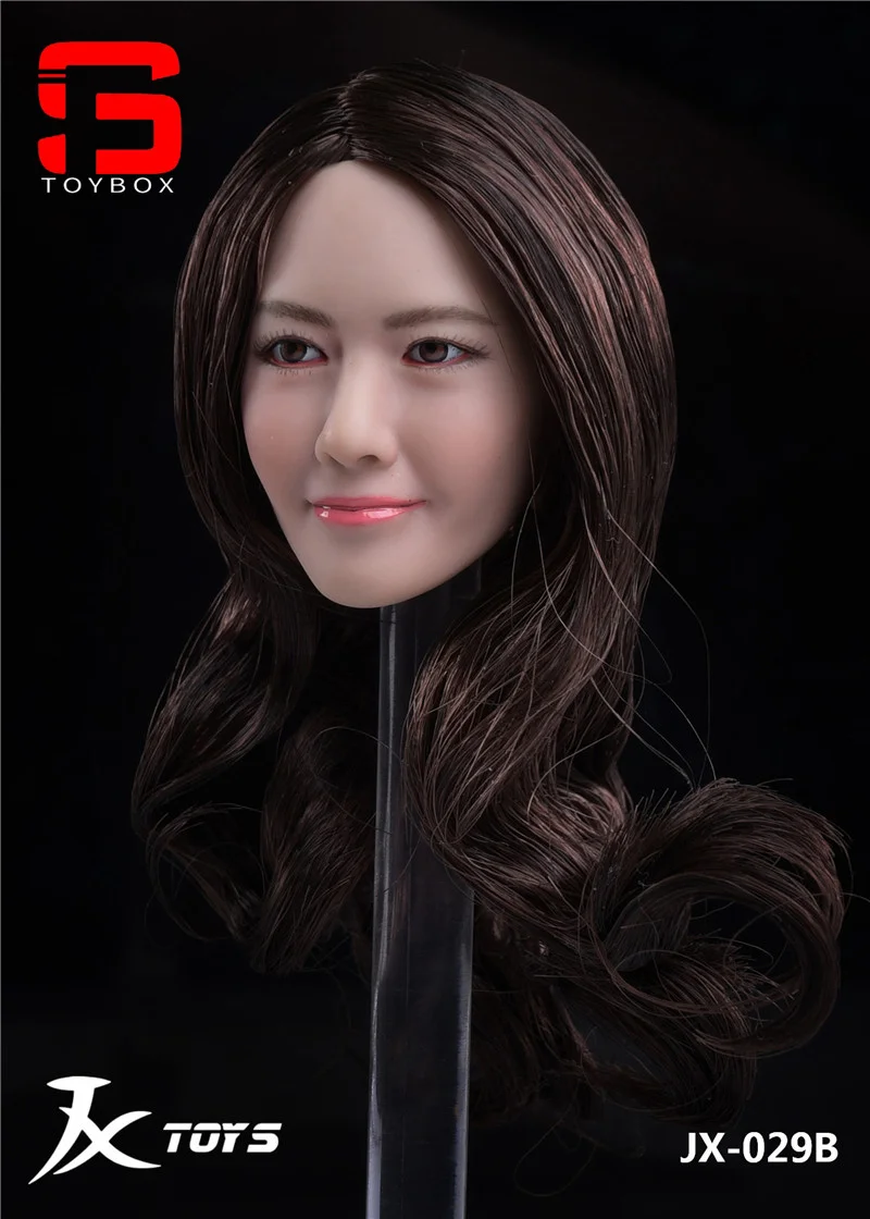 JXTOYS-029 1/6 skala azjatyckie piękno mikro wyraz głowa rzeźba Model Fit 12 cali kobieta żołnierz figurka lalki ciała