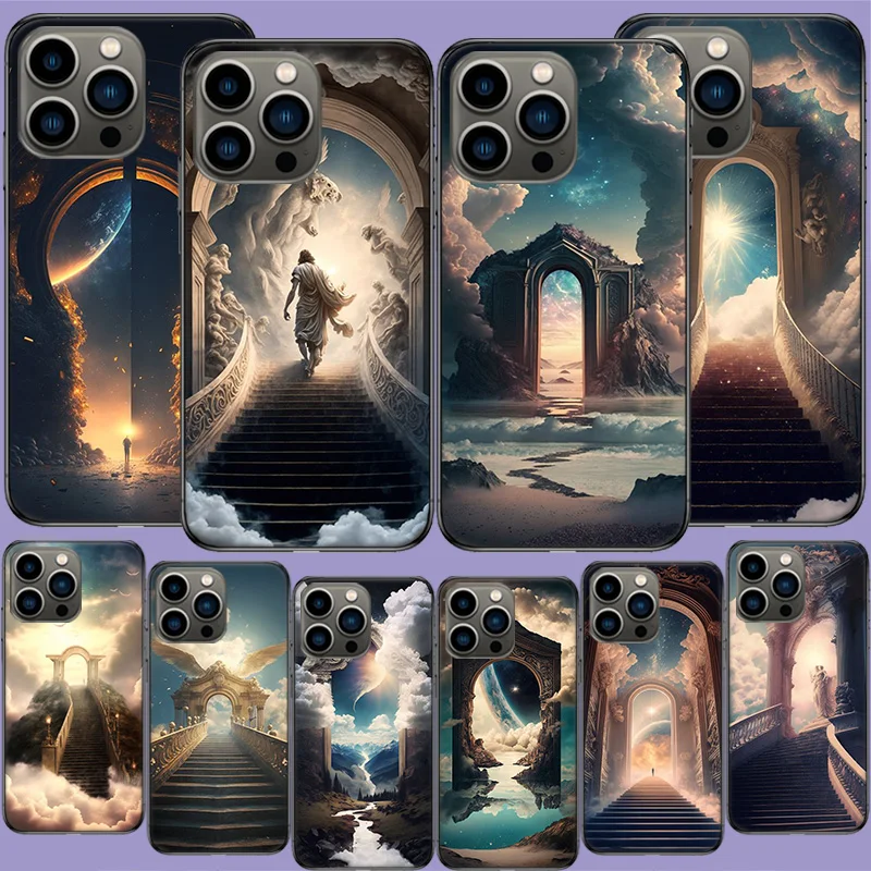 The Gate of the Heavenly Realm, the Heavenly God Phone Case For Apple Iphone 16 13 Pro Max Coque 15 14 Plus Clear 12 Mini 11 Pro