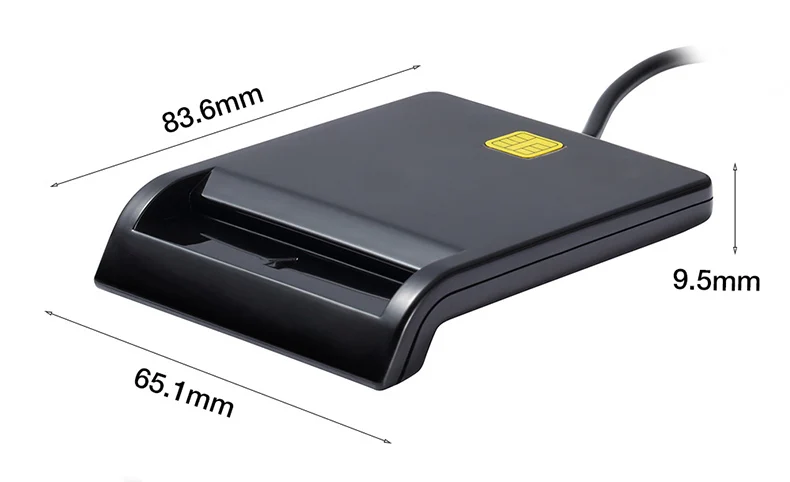 X01 USB Smart Card Reader For Bank Card IC/ID EMV Card Reader High Quality for Windows 7 8 10 Linux OS USB-CCID ISO 7816