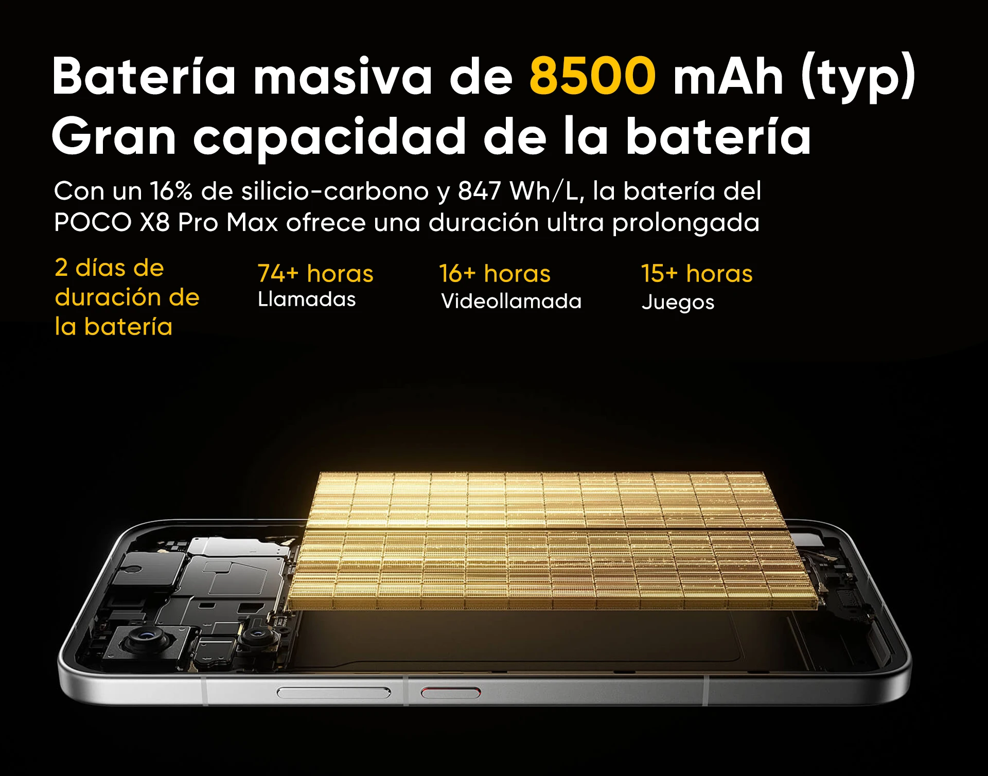 Smartphone POCO X8 Pro Max 5G Global Version MediaTek Dimensity 9500s 6.83" 1.5K 120Hz Ultra-bright AMOLED Display 8500mAh NFC