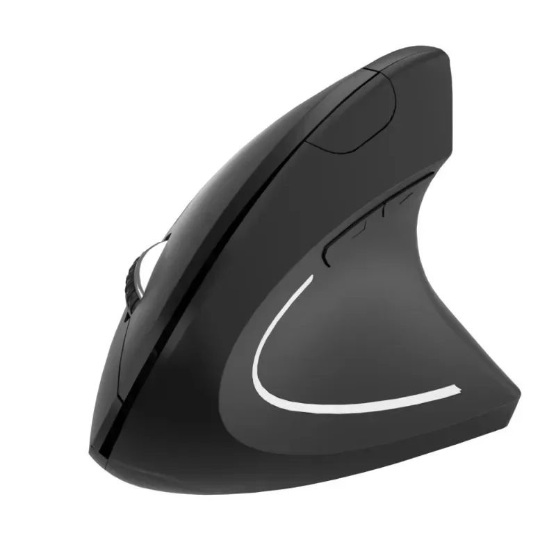 Mouse ergonomico verticale wireless Bluetooth 2.4G Impugnatura laterale silenziosa per destrimani Design confortevole Ideale per giochi da ufficio