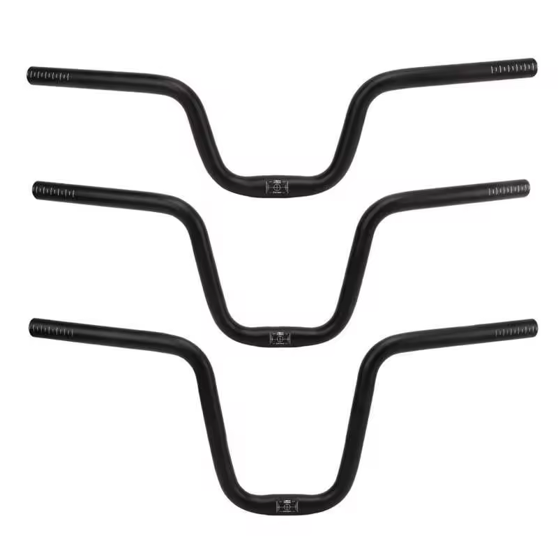 25.4mm Diameter 580mm Extra Long Handlebar Aluminum Alloy Folding Road Bike Riser Handlebar