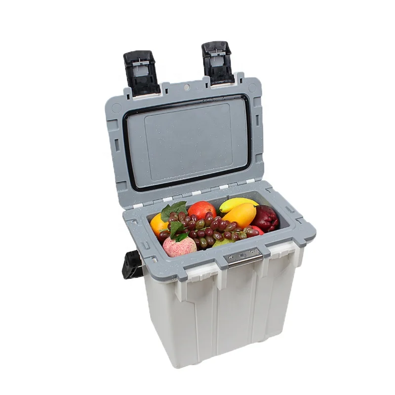 Ice Chest Box Cooler 20QT Injection Plastic Outdoor Coolers Camping 4WD With Customized Colors Food Grade Material Cooler