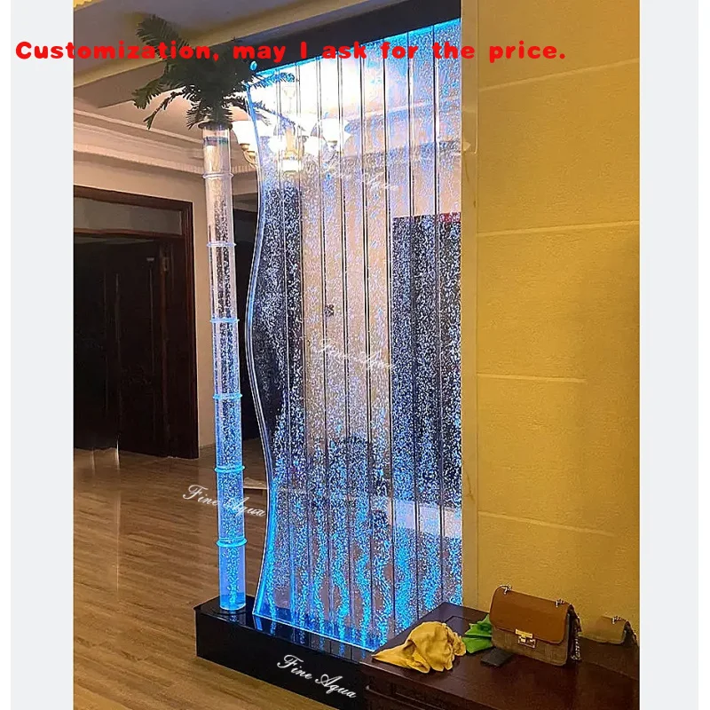 

на заказ. Горячие популярные светодиодные фонари S Design, акриловые пузырьковые настенные перегородки и экраны для домашней комнаты