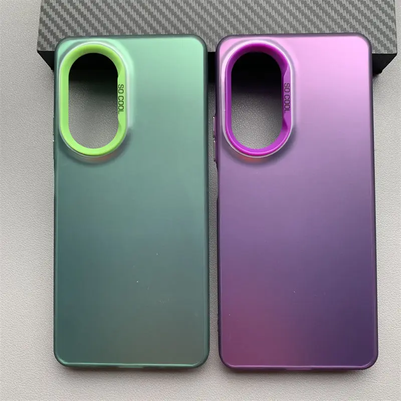Para Honor 70 funda de teléfono Honor 90 Honor 50 Honor 60 70 80 90 Pro Honor 50 pro 90lite funda mate de piel Aurora metálica de lujo