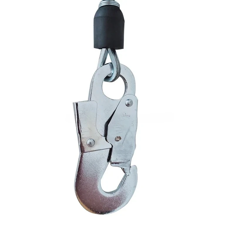 15M Falling Protector Fall Arrester อุปกรณ์ความปลอดภัยป้องกันการหล่นพร้อมเชือกลวด 15M