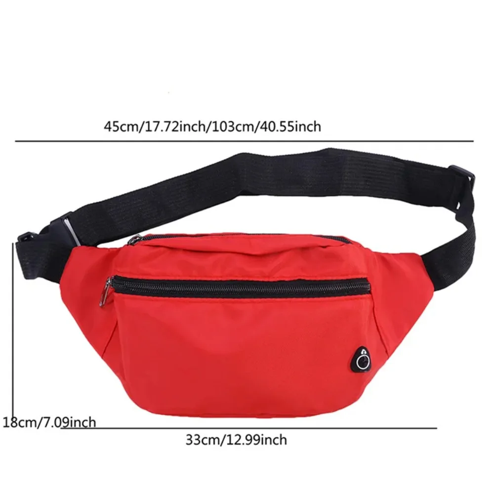 Travel Women Men Male Waist Bag Pack Casual Functional Belt Shoulder Bag Sports Belt Pouch Phone Money Chest Bag