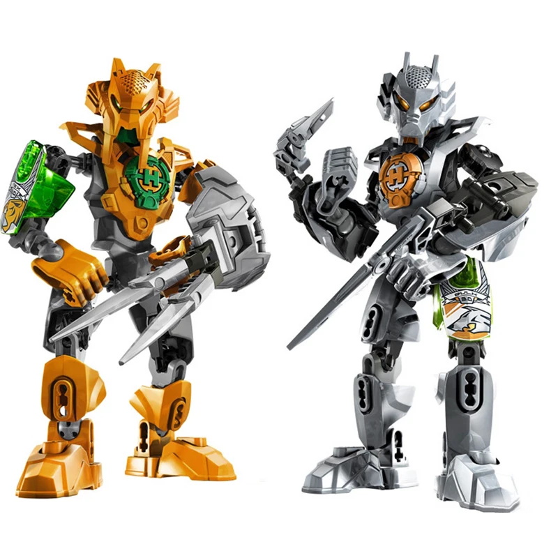 Hero Factory 3 Star Warrior Bionicle Building Blocks Furno Combined Robot Mech Model Bricks Toys For Children Christmas Gifts