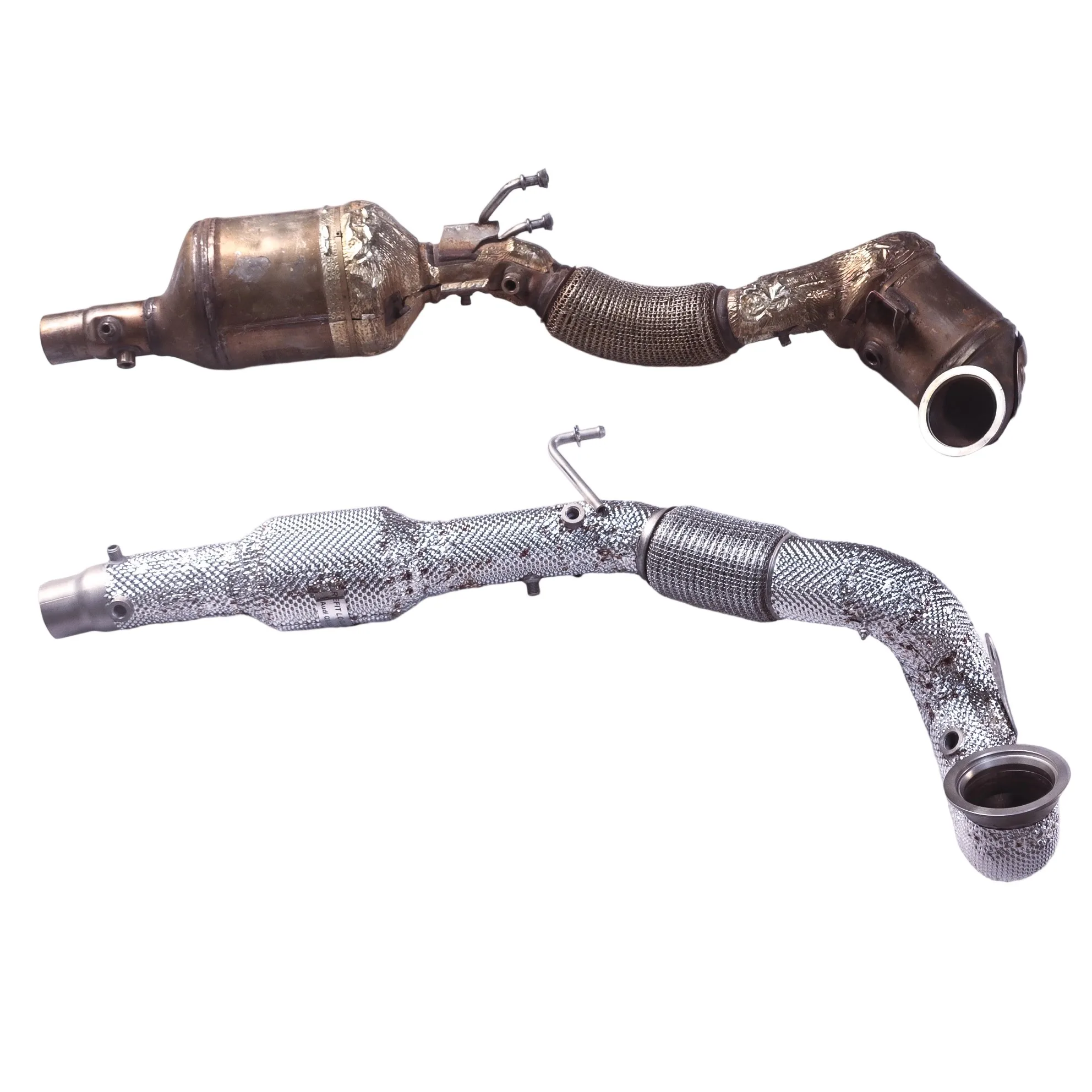 

[Custom products] Suitable for 20 Audi Q3 2.0T two drive 300 molybdenum cat downpipe with heat insulation exhaust head