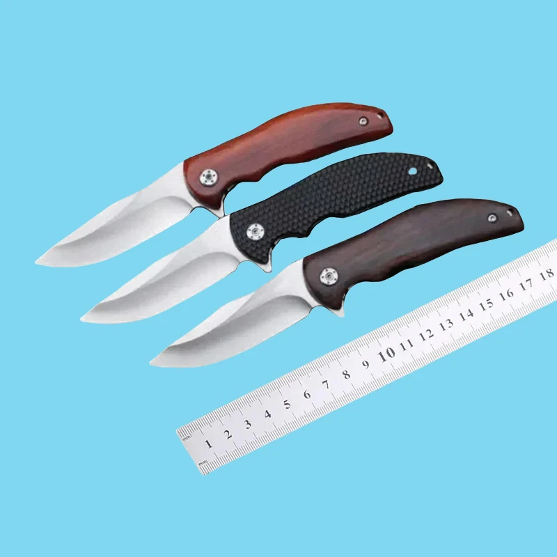 

3 Colors 0606 Pocket Folding Knife 9cr18Mov Blade G10 Handle Ball Bearing Tactical Camping Hunting Knives EDC Tool
