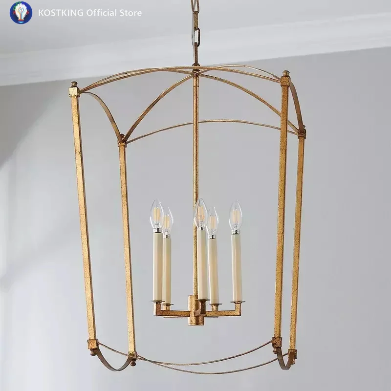 ضوء مطعم أسود بسيط أمريكي، سقف الفيلا، ضوء الدرج، الضوء الرئيسي لغرفة النوم الراقية #4