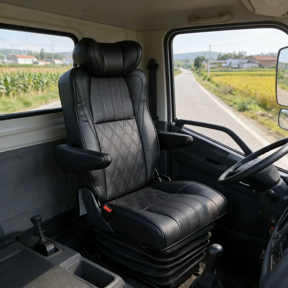 Factory High Quality Comfortable Air Suspension Truck Driver Seat Multifunction VW Camper Bed Seat