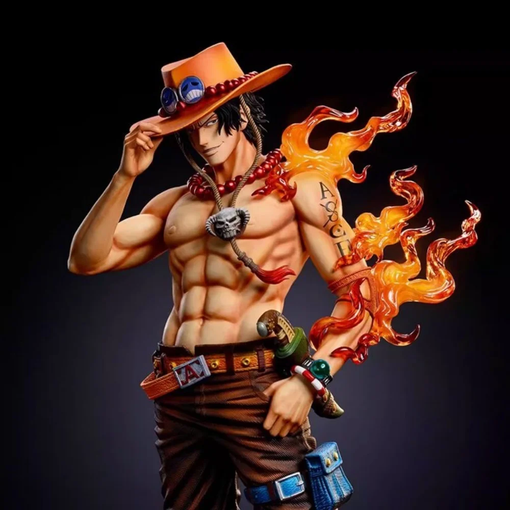 Anime One Piece Portgas D Ace Action Figure 35cm/13.78inch Pvc Statue Ace Figures Ornament Collection Model Toys for Gifts - view 3
