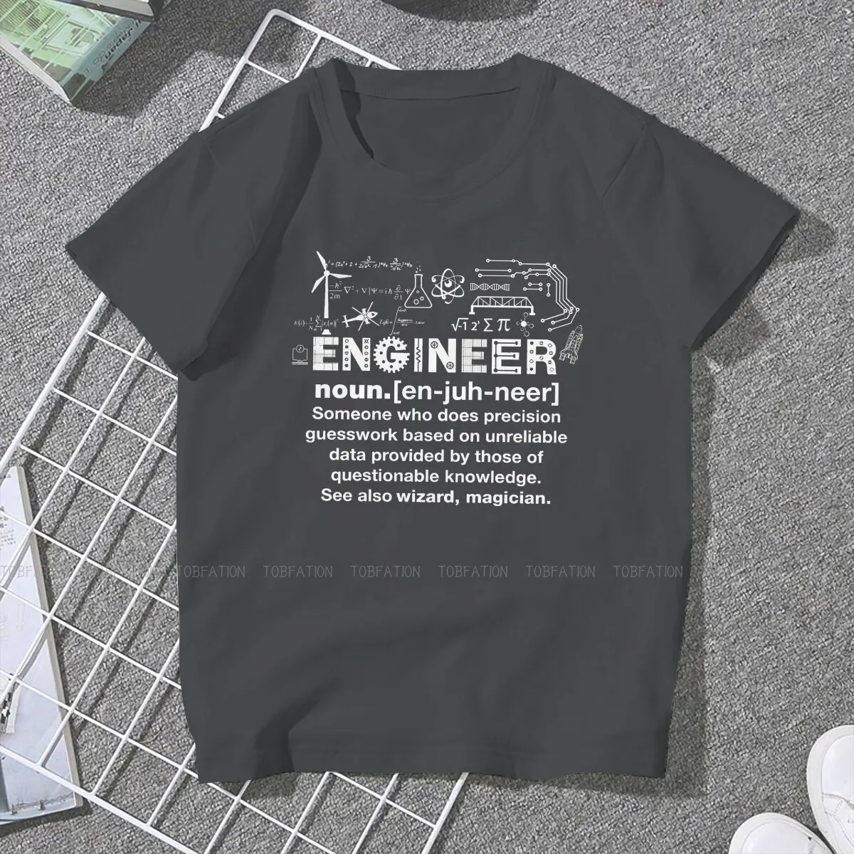 Humor Definition  Casual TShirt Engineer Electricity Electrician Printing Streetwear T Shirt Women Short Sleeve Unique Gift