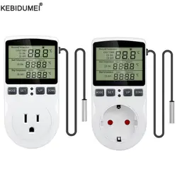 Timer Constant Temperature Control Socket 220V Temperature Controller Socket With temperature Probe Sensor Heating Cooling