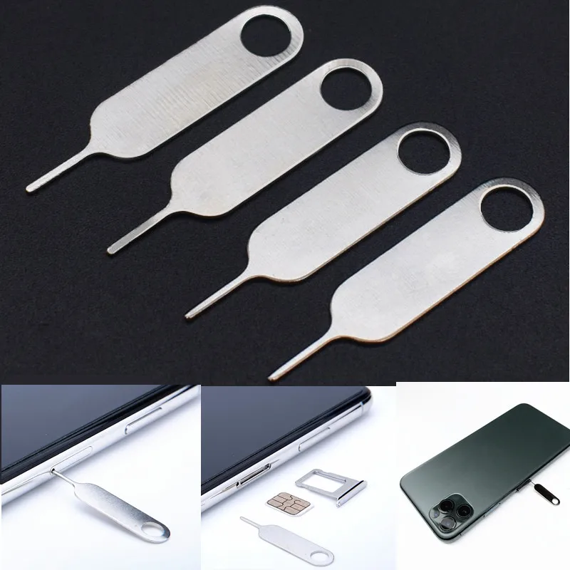 20/50/100Pcs Universal Round hole Sim Card Tray Pin Ejecting Removal Needle Opener Ejector For Mobile phone