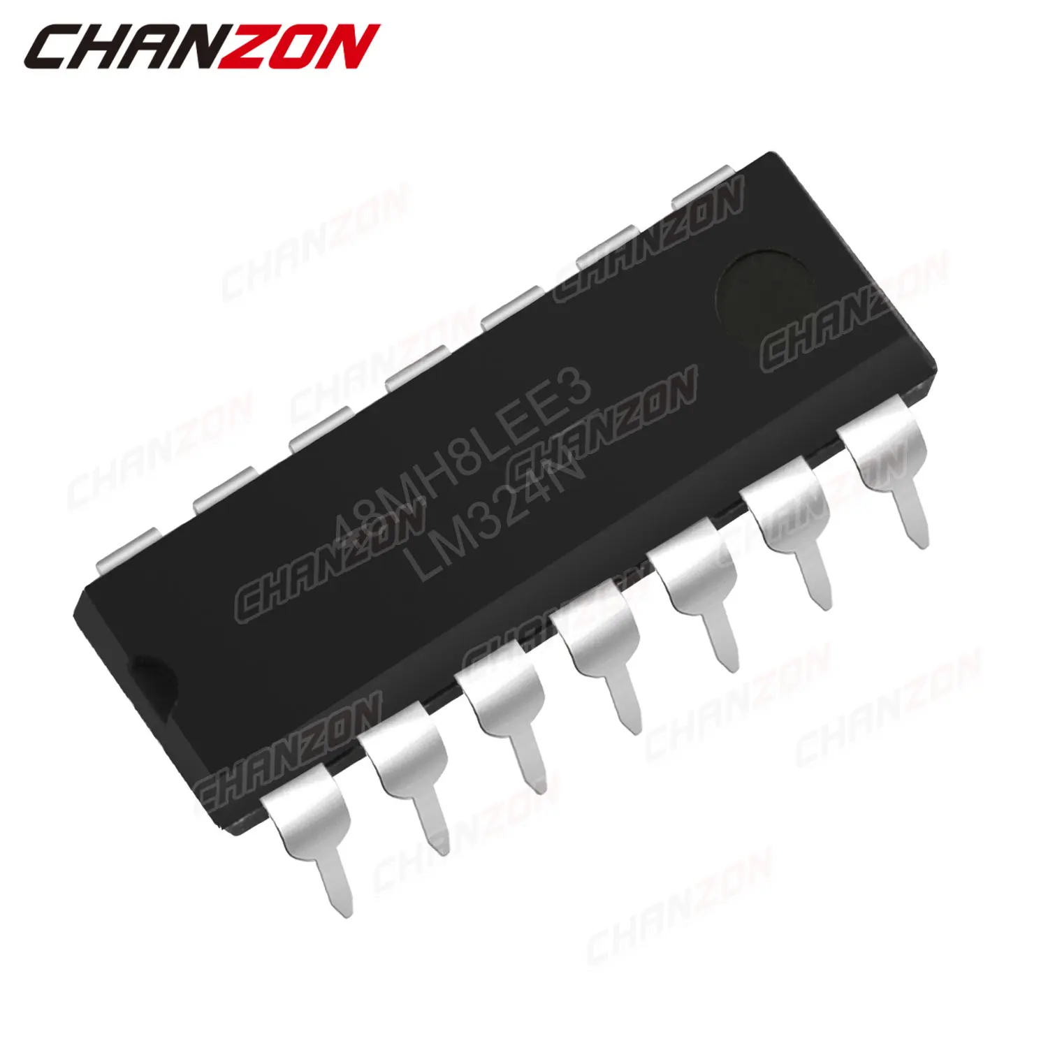 10Pcs AOP LM324N DIP-14 Quad Operational Amplifier Transistor Bipolar Junction BJT Tube Fets 100nA 3-32V Integrated Circuits