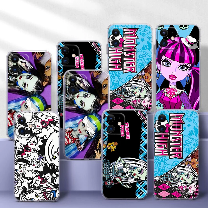 Monsters High Soft Case for Moto G9 Powe One Pro E12 E22I E22 G52 G42 G32 G22 G23 Z2 Z Play P40 P30 Edge 30