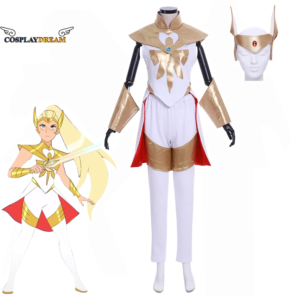 

Anime She-Ra/Princess Adora Cosplay Costume Women Cute Suit Halloween Uniforms She-Ra&the Princesses of Power She-Ra Cosplay