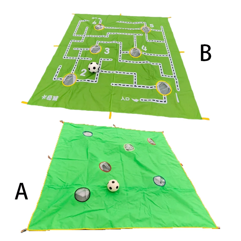 Laberinto de tela para juegos al aire libre, divertido juguete de fiesta familiar para niños, guardería, actividad para adultos, multijugador, en