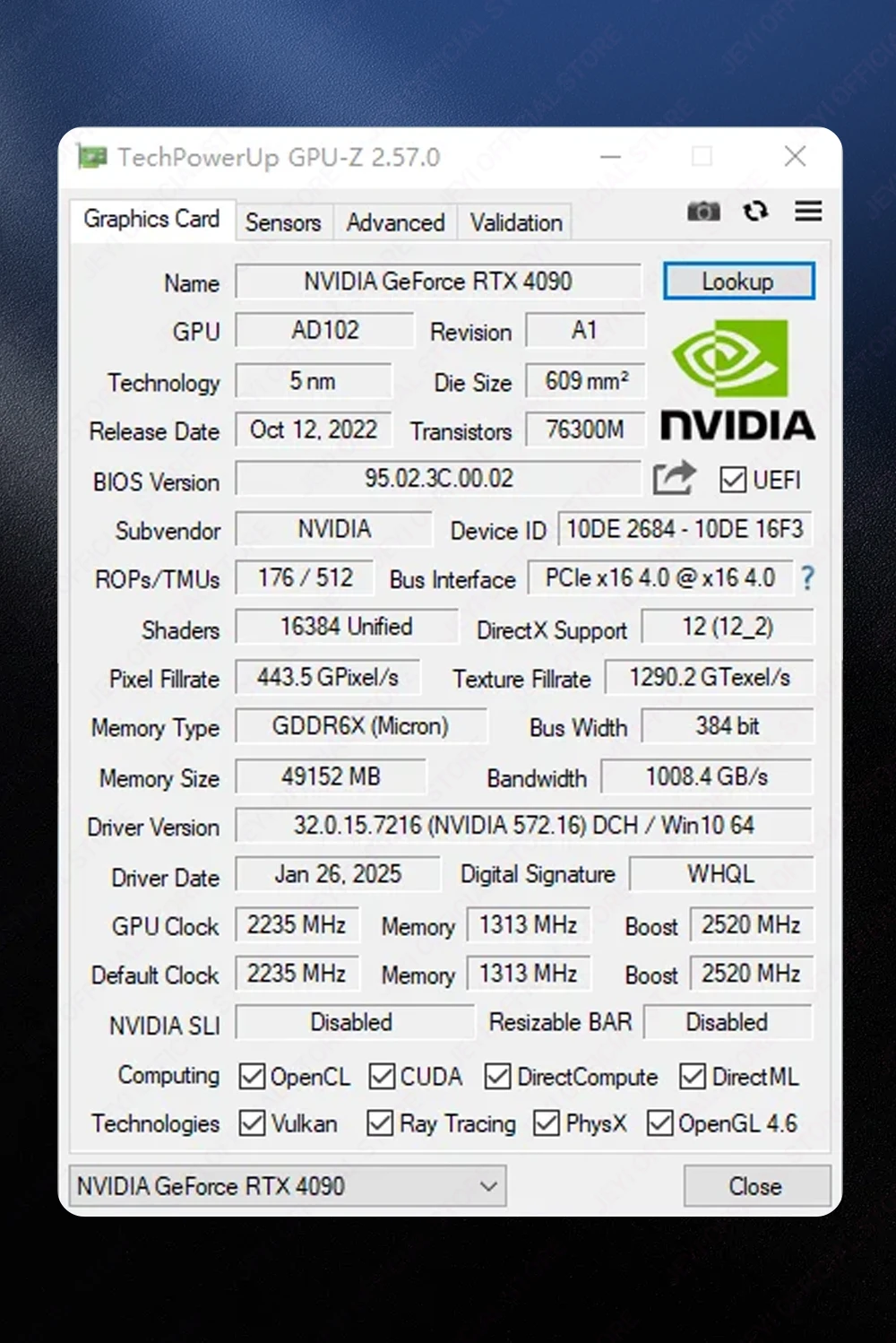 JEYI PCIe 4.0 X16 Verlängerungskabel (16GT/s) GPU-Riser für RTX 4090/4080 & RX 7900 XTX, Mining Rig/Vertikale Montage, 20/30/60cm Opti – Detail 5