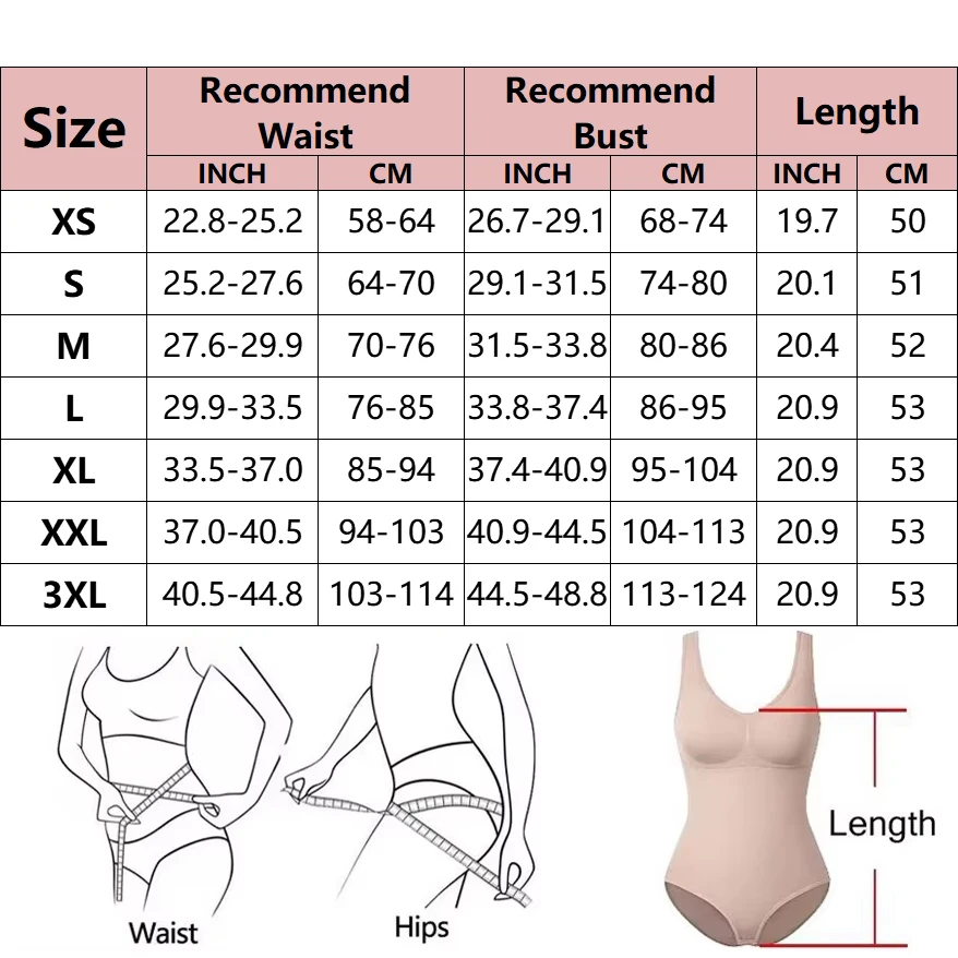 V Neck Spaghetti Strap Bodysuits Compression Body Suits Open Crotch Shapewear Slimming Body Shaper Smooth Out Bodysuit