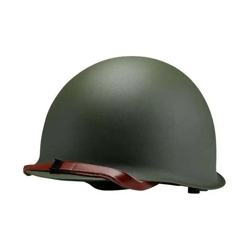 Classic M1 Steel Helmet Tactical US Military Army Replica Protective Helmets WWII WW2 Outdoor CS Paintball Green Steel Helmets