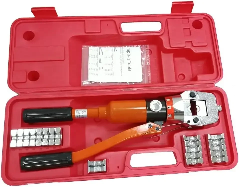 Ousika Hydraulic Crimping Tool Set Cable Lug Connector Hexagon Crimping Tool Hydraulic Wire Clamp For Efficient Electrical Wire