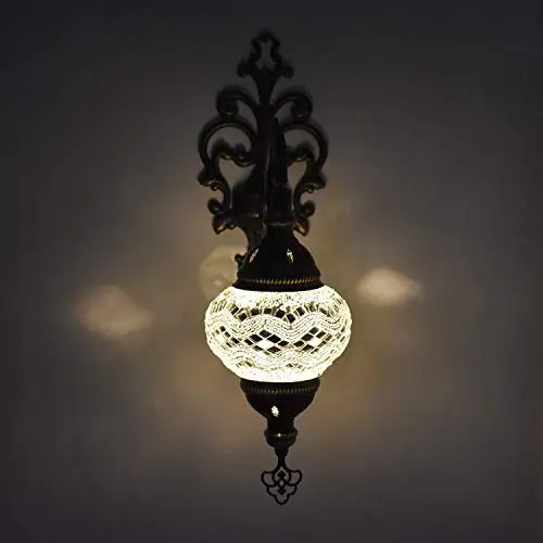 Handmade Turkish/Moroccan/Tiffany/Bohemian Style Single Glass Mosaic Wall Lamp Light