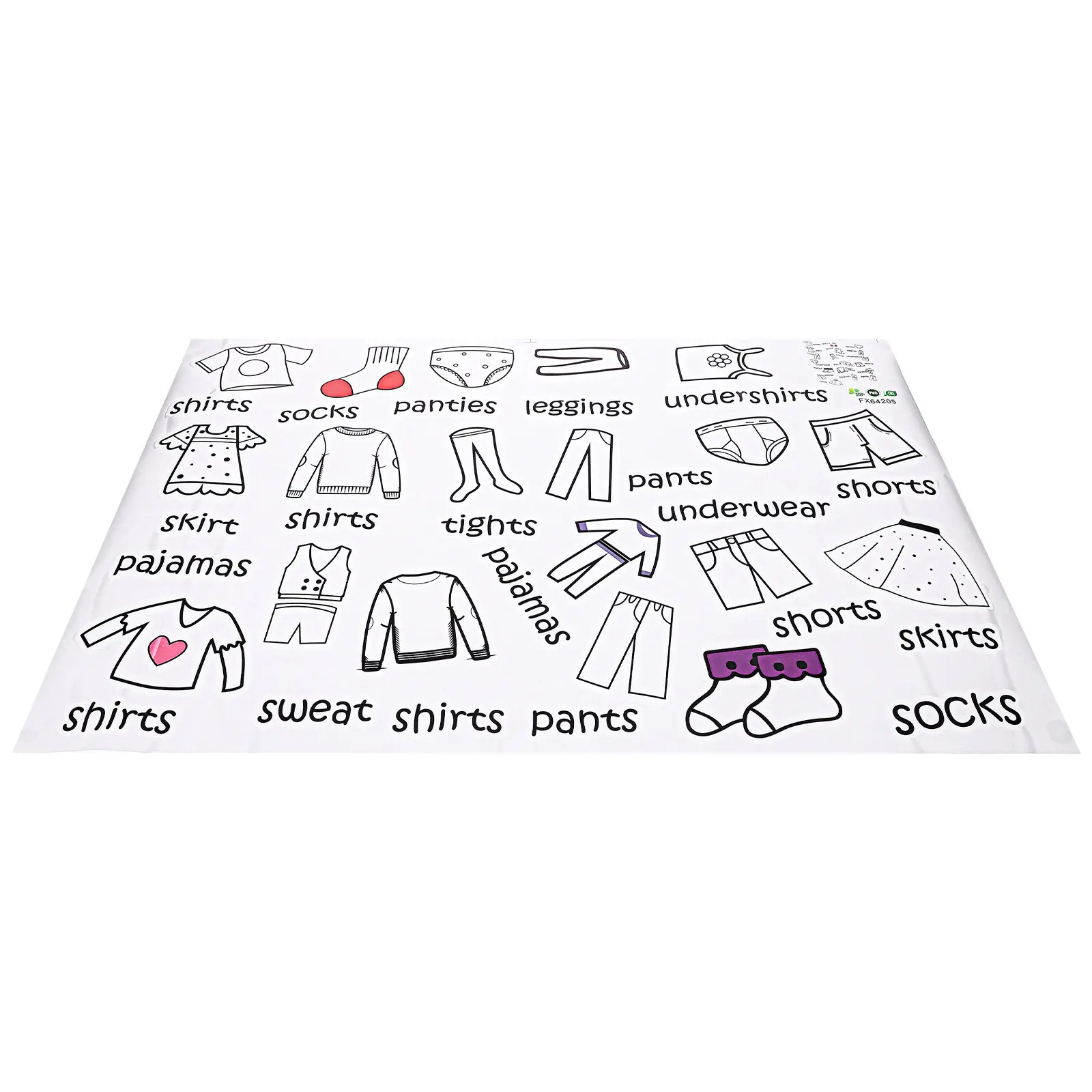 

Этикетки для организации одежды, классификации гардероба, маркировки одежды в шкафу, ПВХ-наклейки для хранения