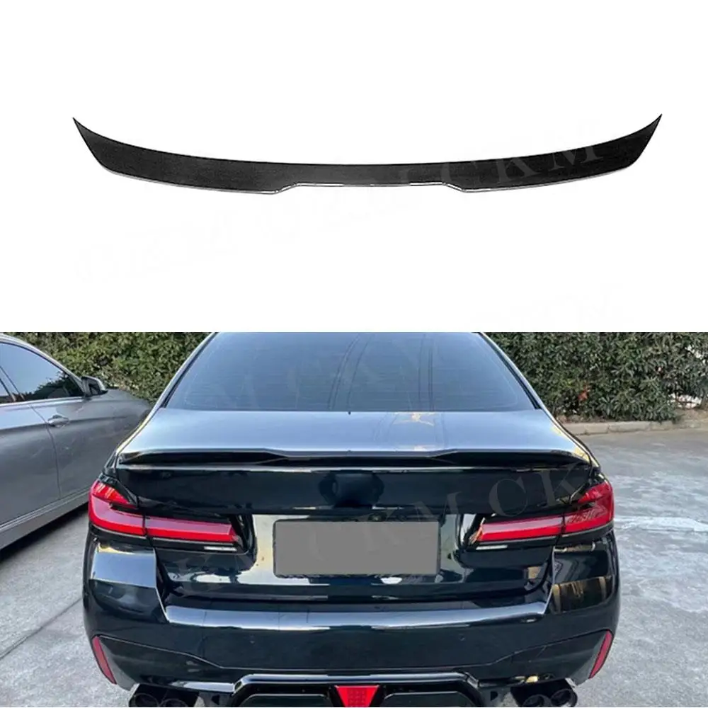 

P Style Rear Spoiler For BMW 5 Series G30 F90 M5 2017+ ABS Gloss Black Back Wing Lip Rear Trunk Duck Spoiler Wing