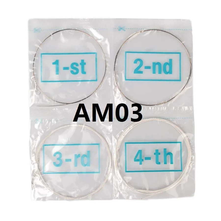 10 Sets Alice AM03/AM04/AM05/AM06/AM07/AM08 Options Mandolin Strings Silver-Plated/Coated Copper Alloy Wound EADG Wholesale