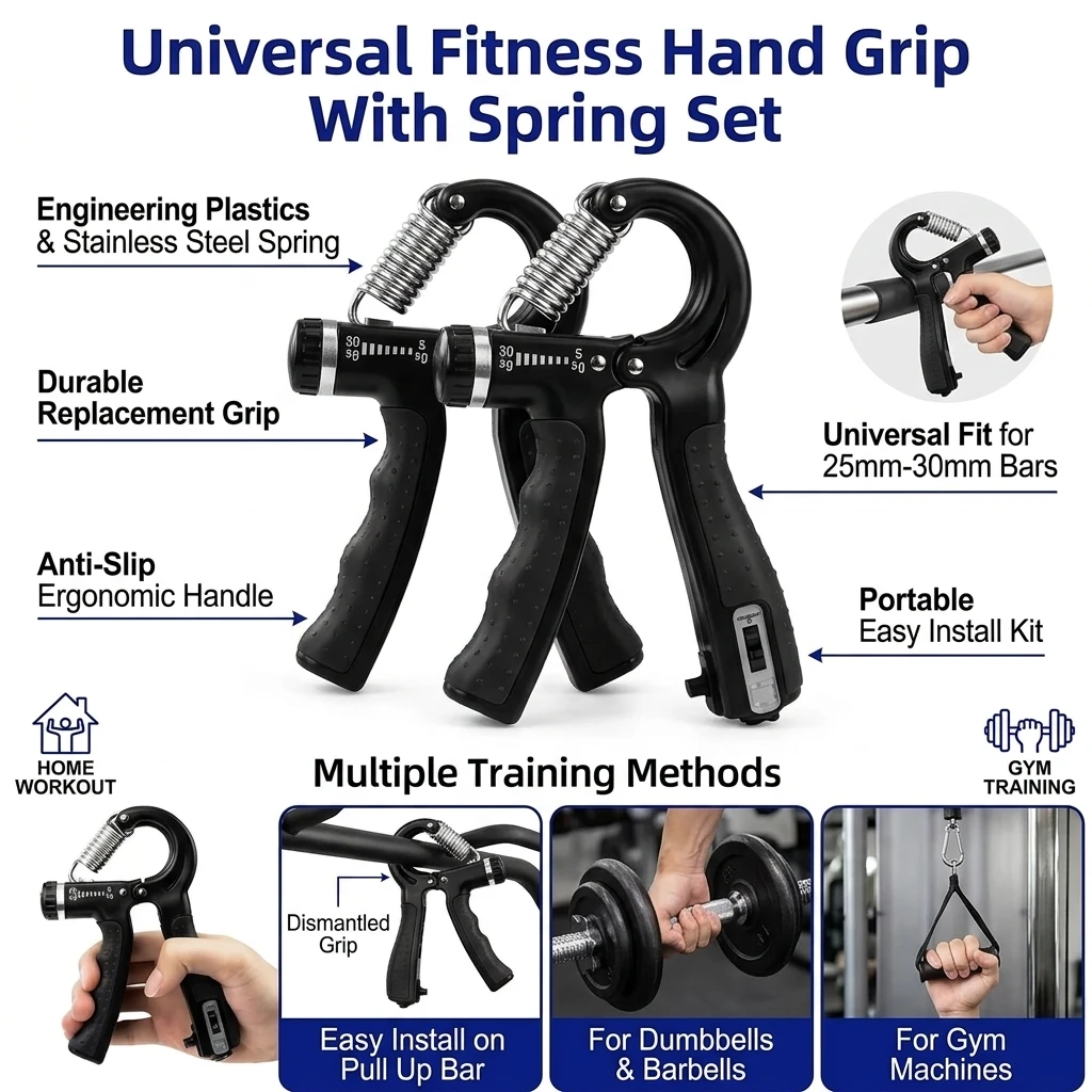 Home Bar Setup Kit - Poignée de maintien universelle pour exercices
