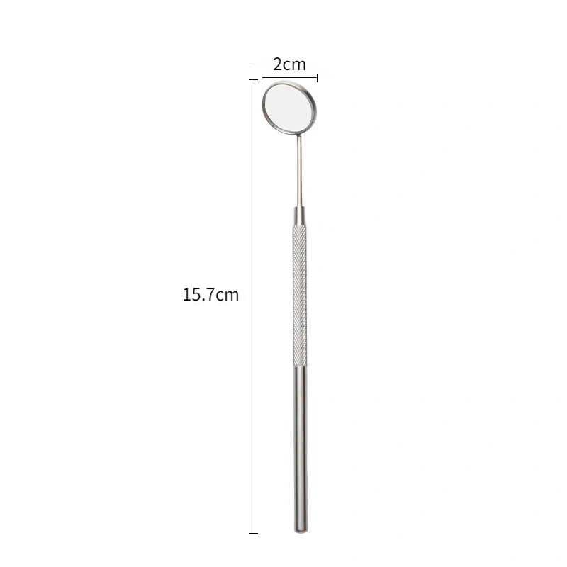 Stainless Steel Oral Mouth  Mirror Dental Oral Equipment Daily Care Oral Cavity Mirror Household Dentist Cavity Mirror Endoscope