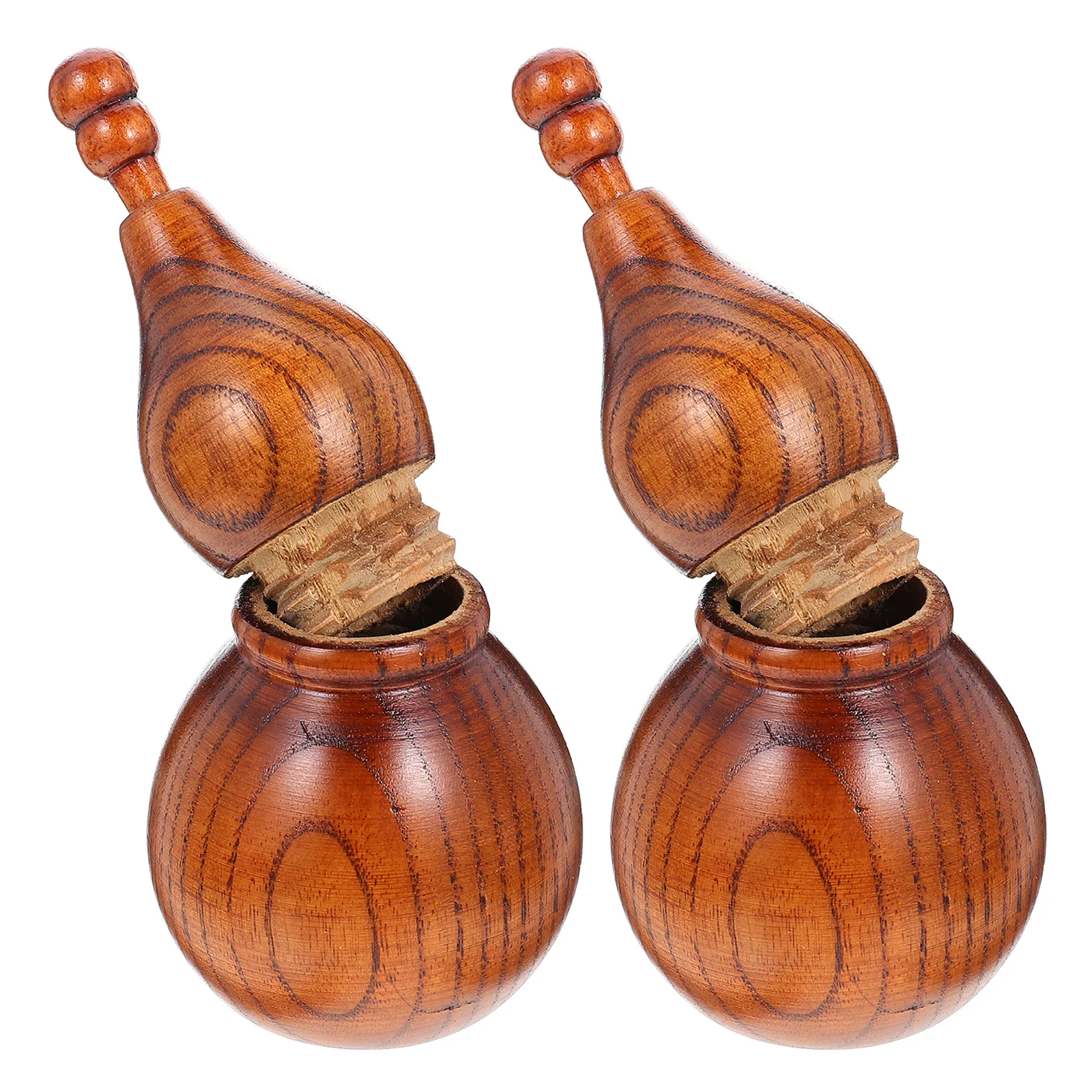 

2pcs Wooden Toothpick Boxes Premium Toothpick Holders For Home Restaurant Creative Practical Storage Containers