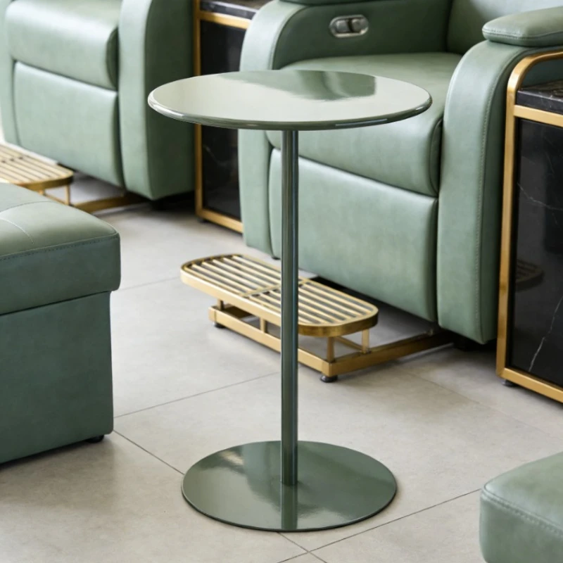 

Прочный металлический приставной столик для дивана 40-60 см, современный простой журнальный столик для кафе, офиса, приемной, гостиной, мебель, кофейные столики