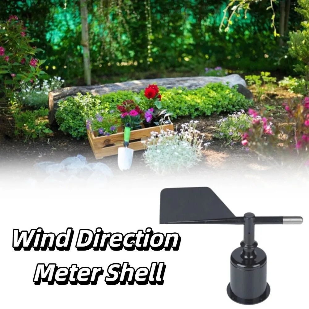 Housing Plastic Wind Direction Indicator Safe Replaceable Wind Anemometer Shell Stable Sturdy Anemometer Tail Fin Wind Sensory
