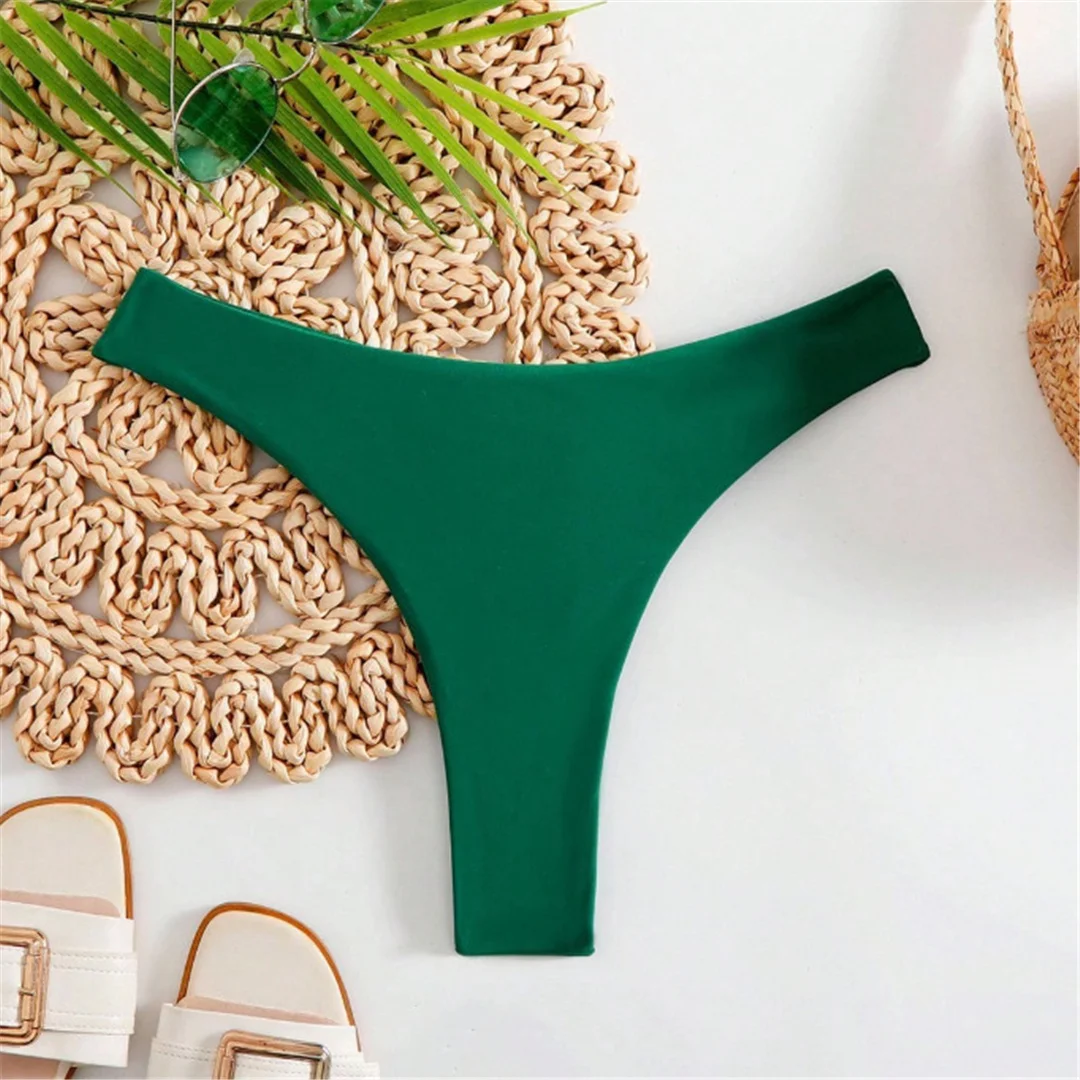 S - XL 2026 Neuer Scrunch Butt Tanga Bikini-Unterteil Badehose Damen Bademode Brasilianische Tanga-Höschen Unterwäsche V8050 – Detail 2