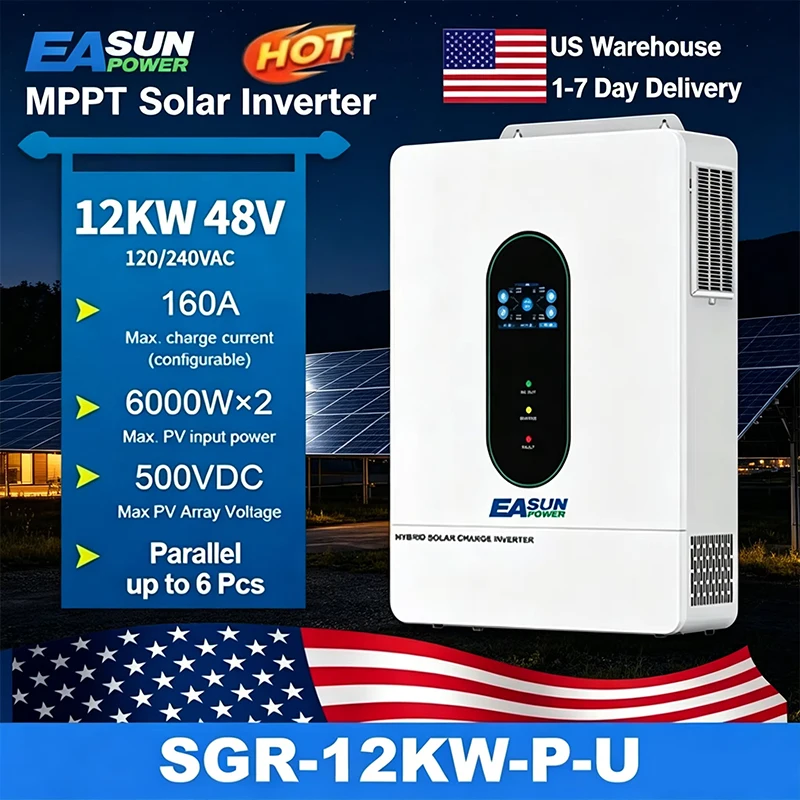 EASUN POWER 12KW Hybrid-Wechselrichter: Autarkie für Ihr Zuhause