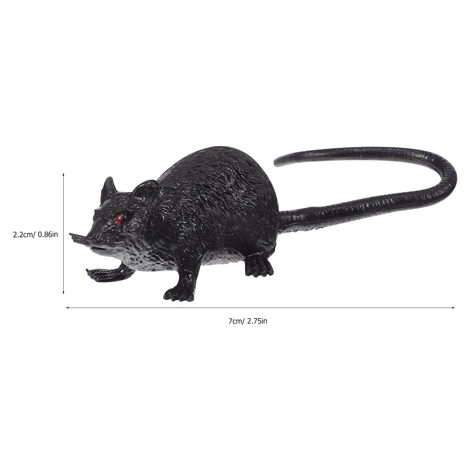 16 pezzi di decorazioni per topi per Halloween, giardino, camera da letto, fotografia, accessori, topo finto, topo, bomboniera