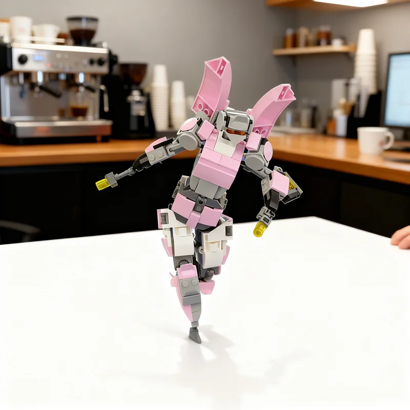 

297pcs MOC Transformers Arcee Alternate Build Overwatch Model Building Blocks Architecture Toys Christmas Gifts Education Kids